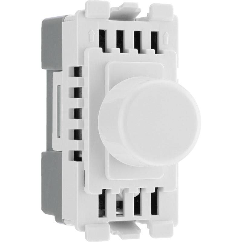 BG White Moulded PVC Dimmer Grid Module RDTR - The Switch Depot