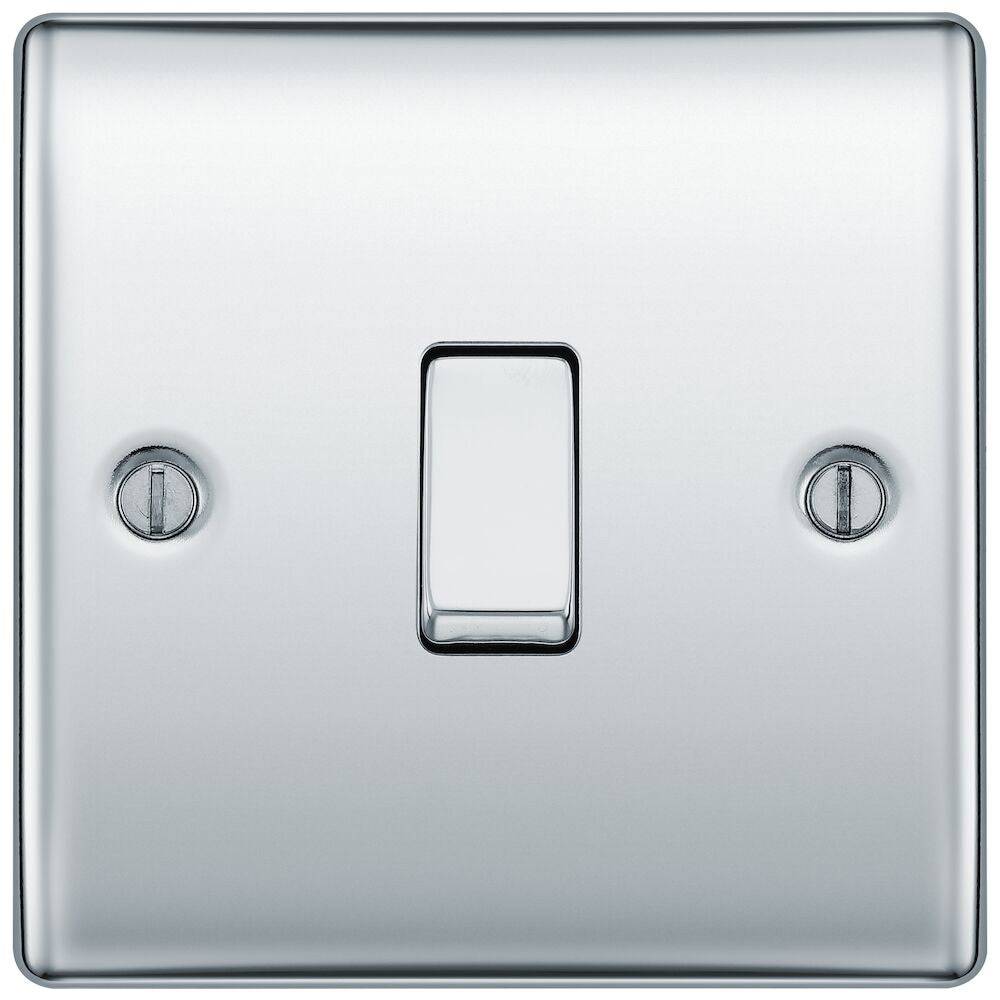 Nexus Metal Polished Chrome Intermediate Light Switch NPC13 - The Switch Depot