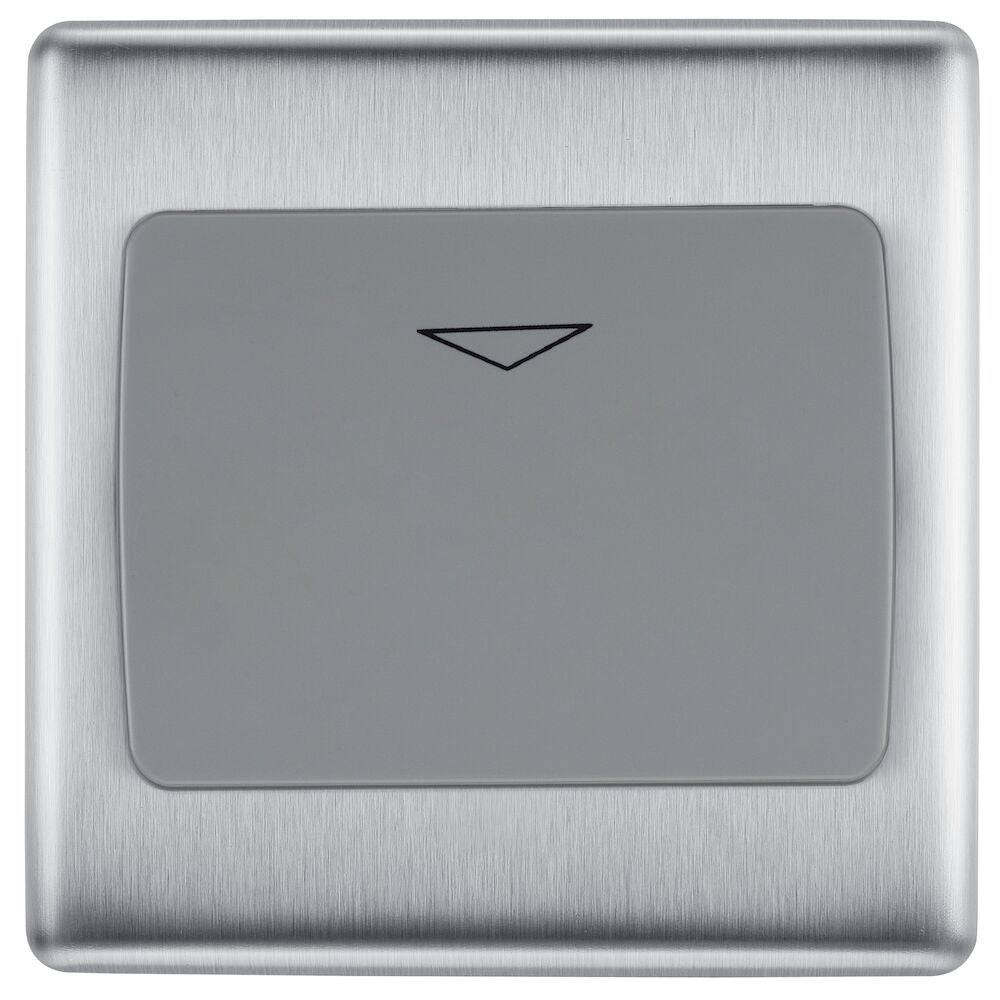 Nexus Metal Brushed Steel Hotel Key Card Switch NBSKYCSG - The Switch Depot