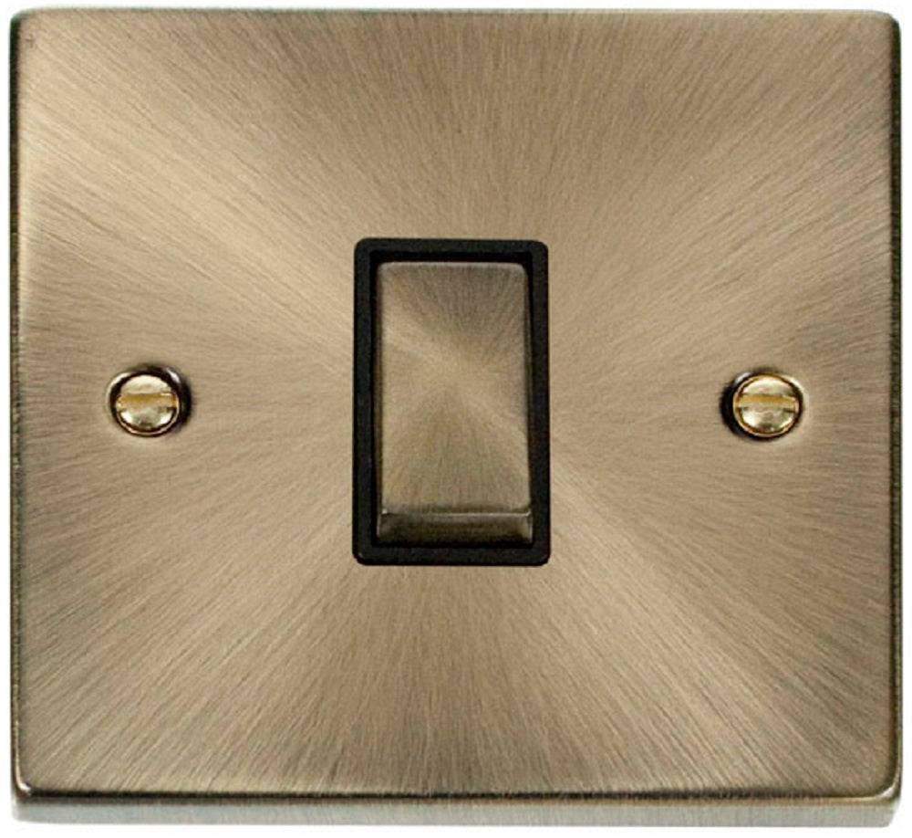 Click Deco Antique Brass Intermediate Switch VPAB425BK - The Switch Depot