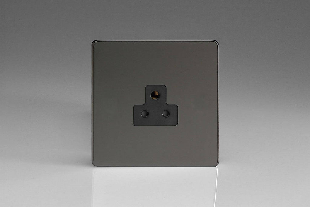 Varilight Screwless Iridium 2A Unswitched Socket XDIRP2ABS - The Switch Depot