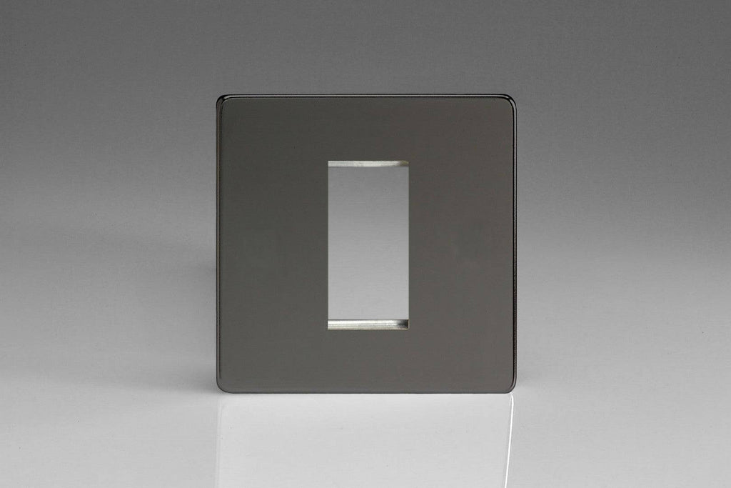 Varilight Screwless Iridium 1G Euro Plate XDIG1S - The Switch Depot