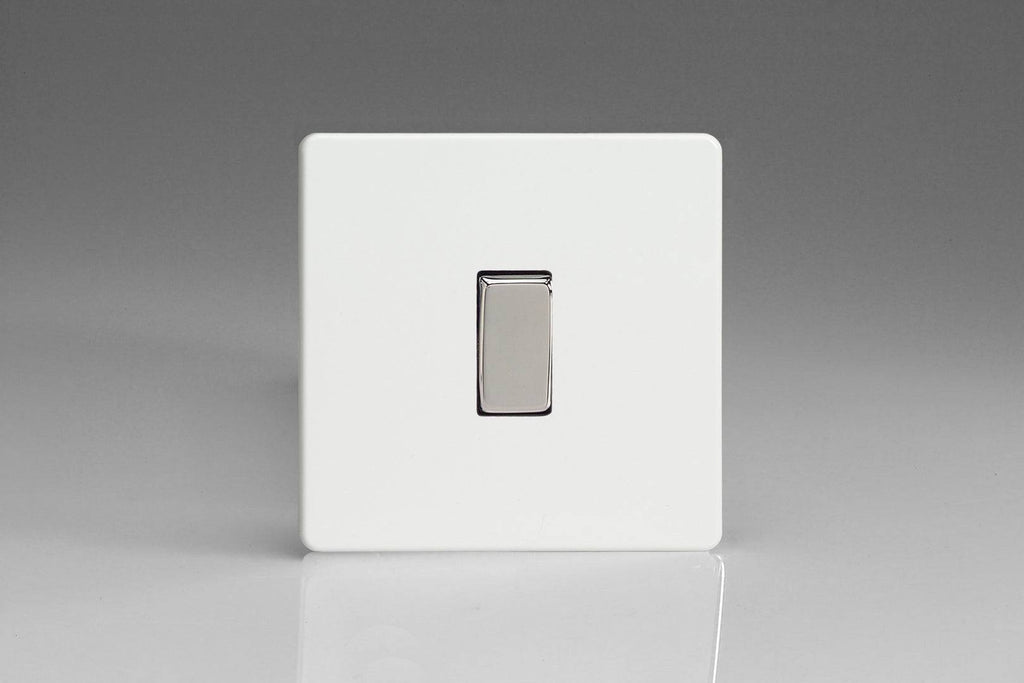 Varilight Screwless White 1G Light Switch XDQ1S - The Switch Depot